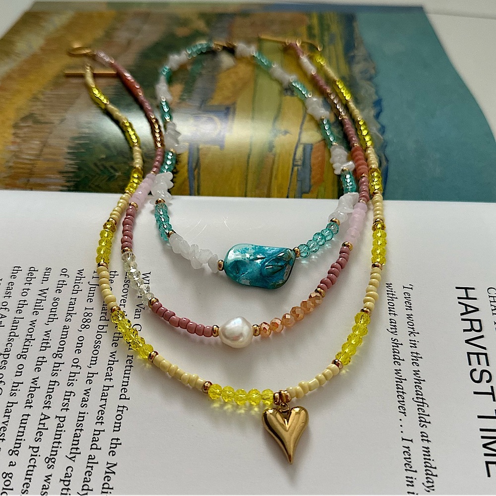 Beach necklace set